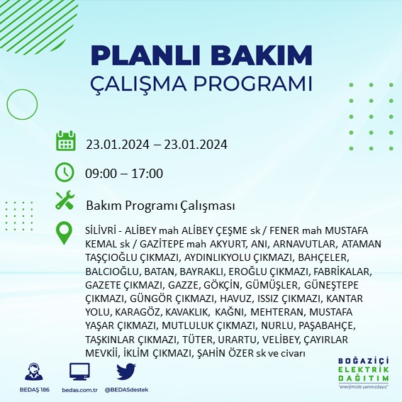 Foto - İstanbullular dikkat! Yarın 26 ilçede elektrikler kesilecek