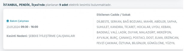 Foto - İstanbullular dikkat! Yarın 26 ilçede elektrikler kesilecek