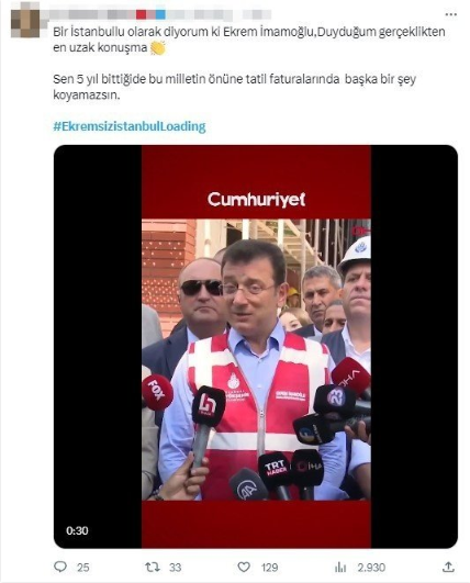 Foto - İstanbullular Ekrem İmamoğlu'nu boykot ediyor! "EkremsizistanbulLoading" etiketi gündem oldu