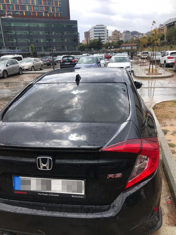 Foto - Ceviz büyüklüğünde yağdı! Arabalar mahvoldu