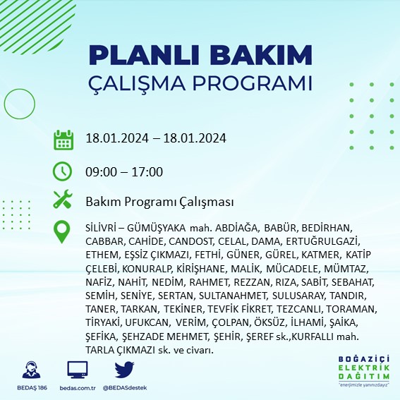 Foto - İstanbul'un 24 ilçesi karanlığa gömülecek