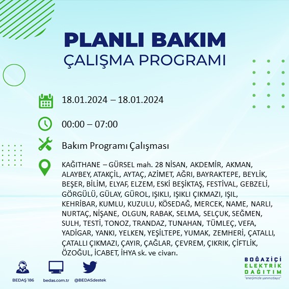 Foto - İstanbul'un 24 ilçesi karanlığa gömülecek