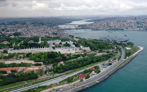 Foto - İstanbul’un Fethi’nin 570 yılı! Topkapı Sarayı havadan böyle görüntülendi