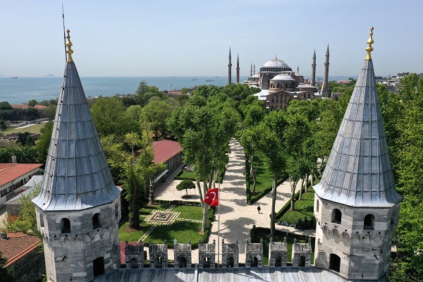 Foto - İstanbul’un Fethi’nin 570 yılı! Topkapı Sarayı havadan böyle görüntülendi