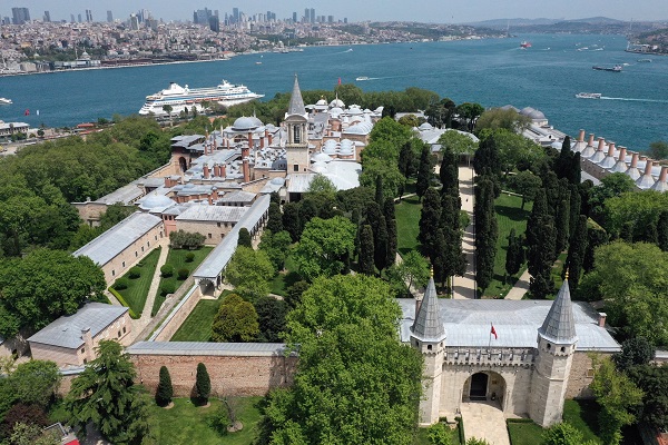 Foto - İstanbul’un Fethi’nin 570 yılı! Topkapı Sarayı havadan böyle görüntülendi