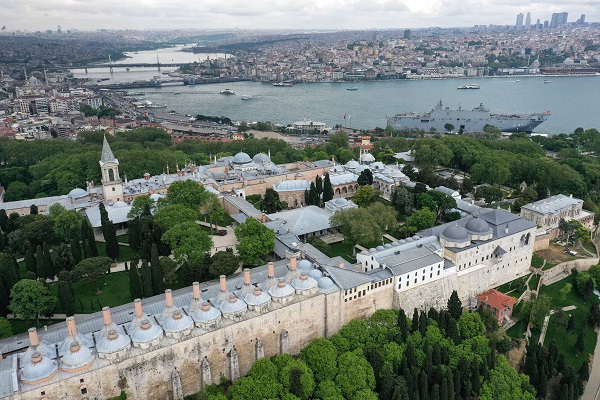 Foto - İstanbul’un Fethi’nin 570 yılı! Topkapı Sarayı havadan böyle görüntülendi