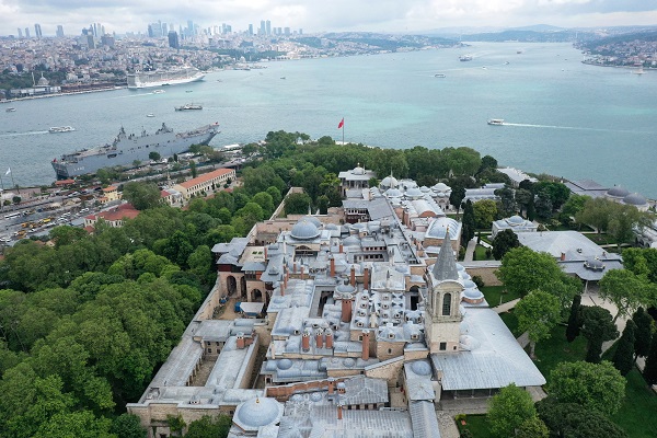 Foto - İstanbul’un Fethi’nin 570 yılı! Topkapı Sarayı havadan böyle görüntülendi
