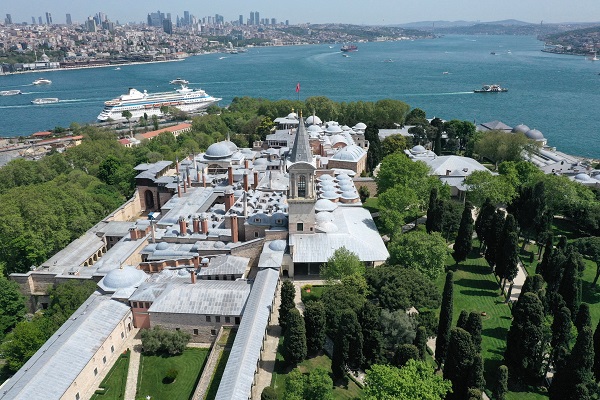 İstanbul’un Fethi’nin 570 yılı! Topkapı Sarayı havadan böyle görüntülendi