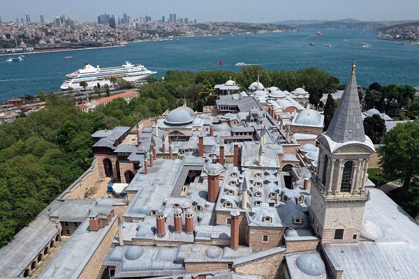 Foto - İstanbul’un Fethi’nin 570 yılı! Topkapı Sarayı havadan böyle görüntülendi