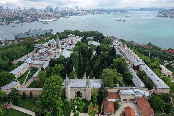 Foto - İstanbul’un Fethi’nin 570 yılı! Topkapı Sarayı havadan böyle görüntülendi