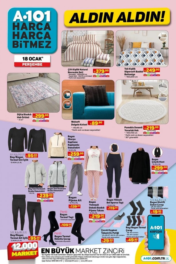 Foto - İşte 18 Ocak A101 Perşembe indirimli fiyat listesi