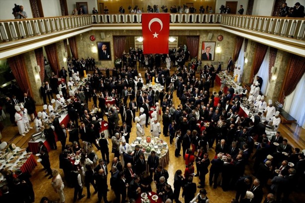 İşte 23 Nisan resepsiyonundan kareler
