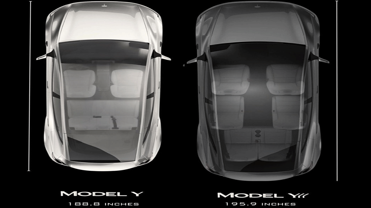 Foto - İşte 6 koltuklu Tesla Model Y L