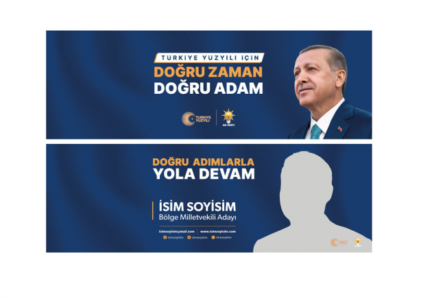 Foto - İşte AK Parti'nin seçim kampanyasında kullanacağı slogan ve tasarımlar