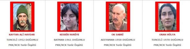 Foto - İşte aranan o teröristler