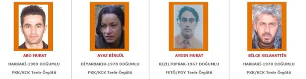 Foto - İşte aranan o teröristler