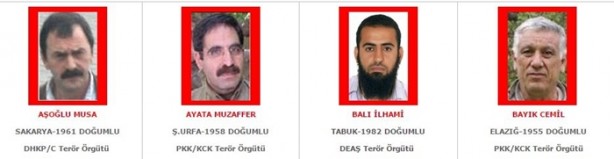 Foto - İşte aranan o teröristler