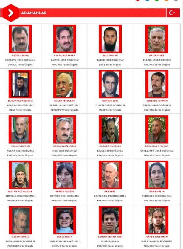 Foto - İşte aranan o teröristler