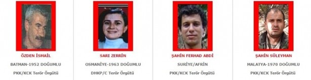 Foto - İşte aranan o teröristler
