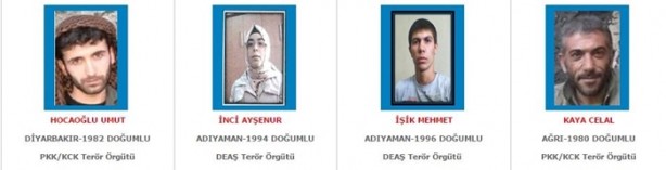 Foto - İşte aranan o teröristler