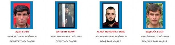 Foto - İşte aranan o teröristler