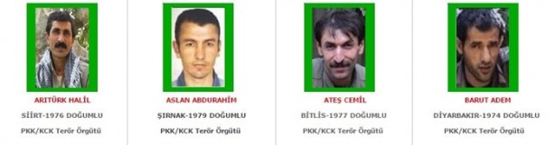 Foto - İşte aranan o teröristler
