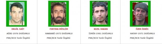 Foto - İşte aranan o teröristler