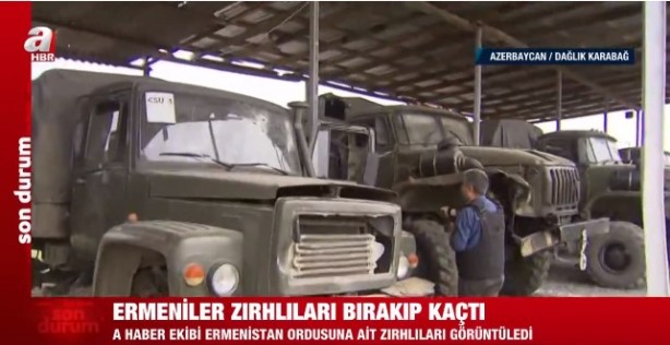 Foto - İşte Azerbaycan'ın Ermenistan'dan ele geçirdiği ganimetler!