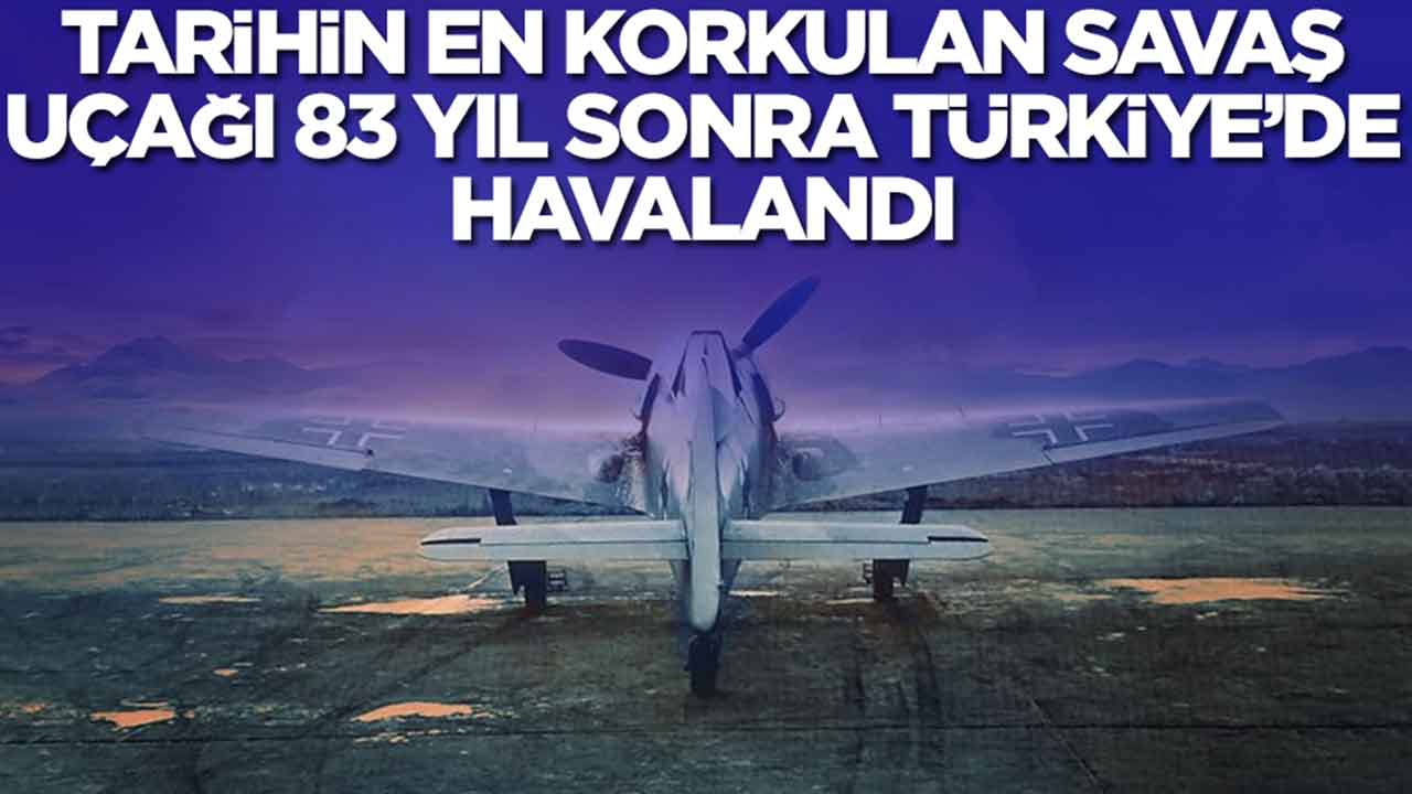 İşte bu hiç hesapta yoktu: Tarihin en korkulan savaş uçağı 83 yıl sonra Türkiye’de havalandı
