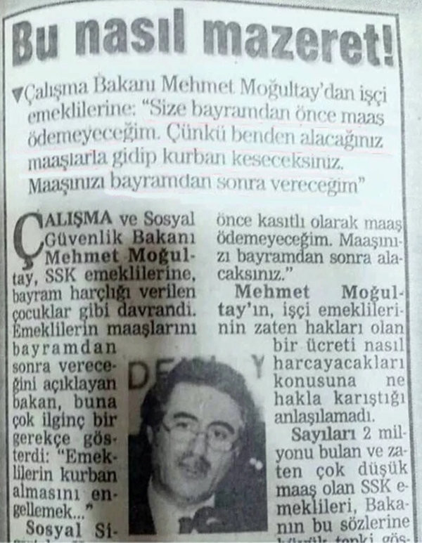 Foto - İşte CHP'nin özeti: Maaşınızı bayramdan önce ödemeyiz gidip kurbanlık alırsınız