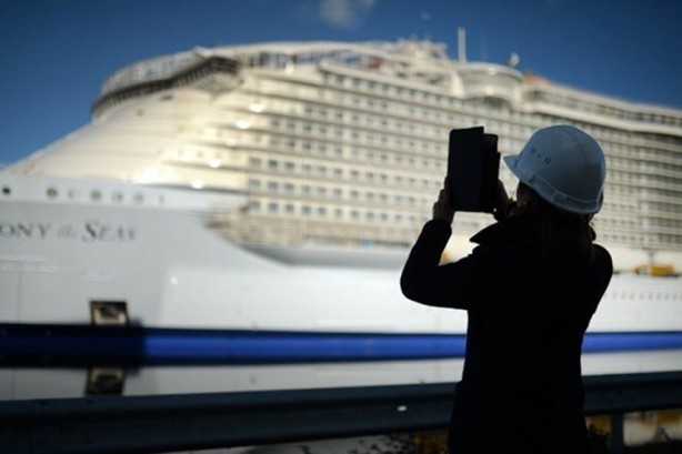 Foto - İşte dünyanın en büyük gemisi 