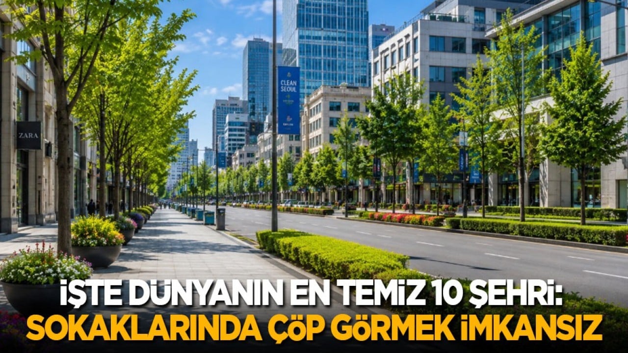 İşte dünyanın en temiz 10 şehri: Sokaklarında çöp görmek imkansız