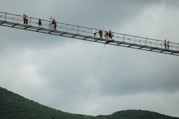 Foto - İşte dünyanın en uzun yaya asma köprüsü