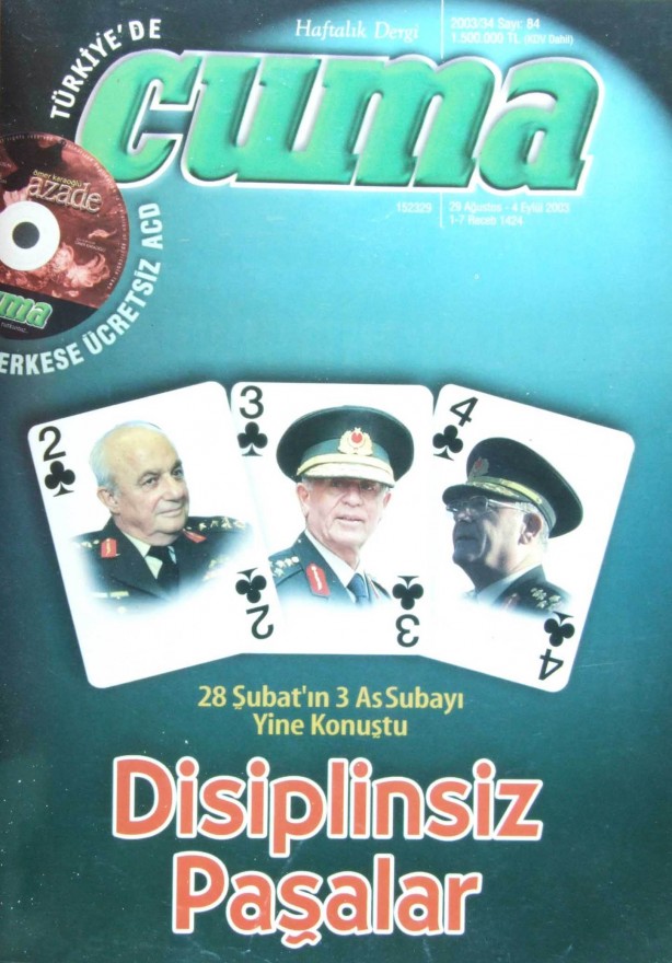 Foto - İşte Efsane Dergi Cuma'nın cesur kapakları