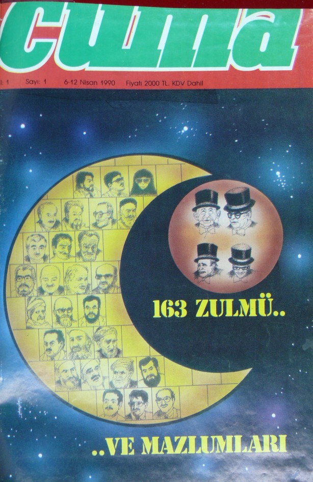 İşte Efsane Dergi Cuma'nın cesur kapakları