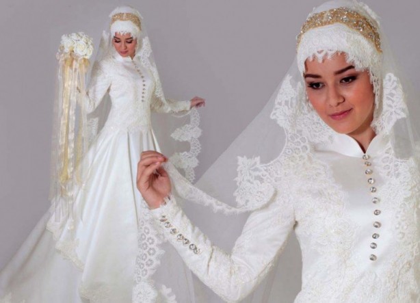 Foto - İşte en güzel 10 'tesettürlü gelinlik' modeli 