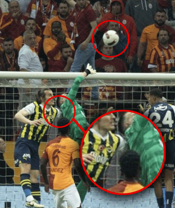 Foto - İşte görüntülere yansıyan detaylar! Çağlar’ın golünde gözlerden kaçan detay