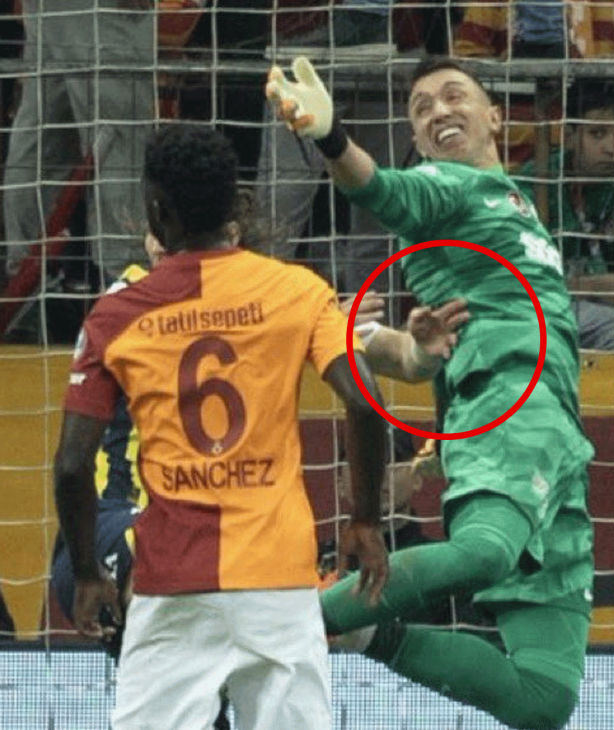 Foto - İşte görüntülere yansıyan detaylar! Çağlar’ın golünde gözlerden kaçan detay