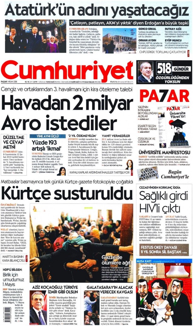 Foto - İşte günün gazete manşetleri