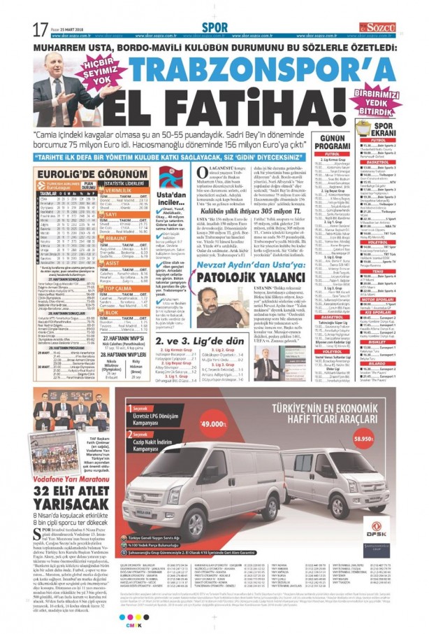 Foto - İşte günün spor gazeteleri (25 Mart 2018)