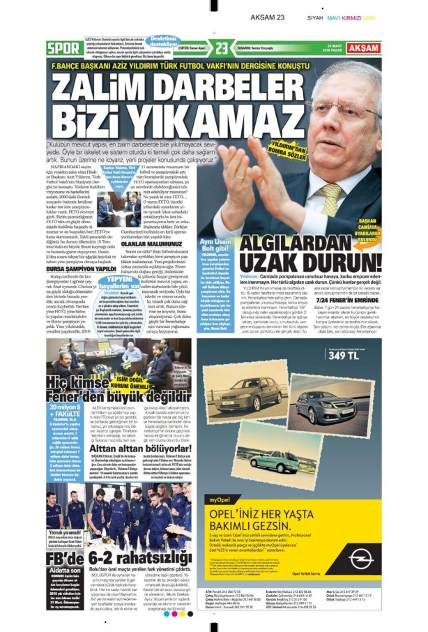 Foto - İşte günün spor gazeteleri (25 Mart 2018)