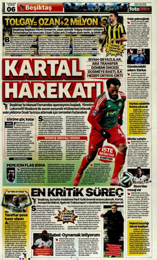 Foto - İşte günün spor manşetleri