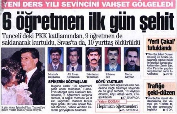 Foto - İşte hainler tarafından şehit edilen öğretmenlerimiz
