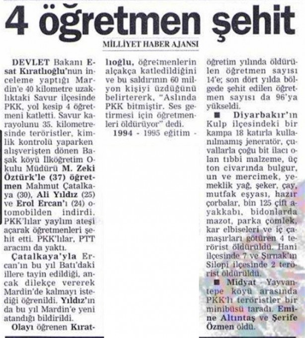 Foto - İşte hainler tarafından şehit edilen öğretmenlerimiz