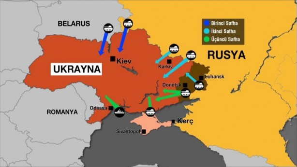 Foto - İşte haritalarla Rusya-Ukrayna savaşı