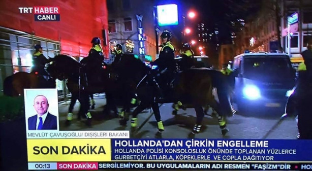 Foto - İşte Hollanda'nın terbiyesizliği sonrasında yaşananlar!