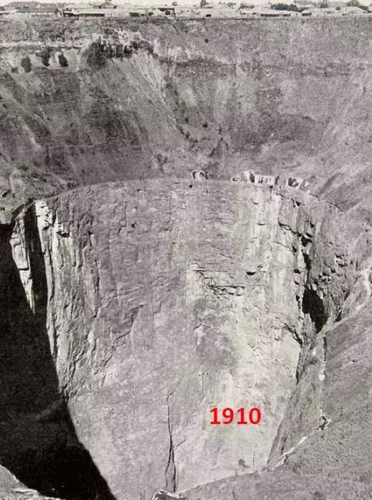 Foto - İşte insan eliyle açılmış en büyük çukur: Tam 240 metre!