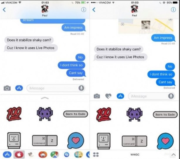 Foto - İşte iOS 11 ve iOS 10 karşılaştırması