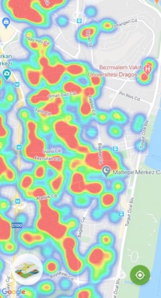 Foto - İşte İstanbul'un ilçe ilçe koronavirüs haritası