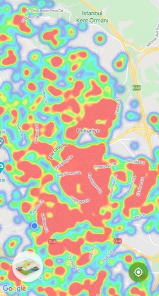 Foto - İşte İstanbul'un ilçe ilçe koronavirüs haritası